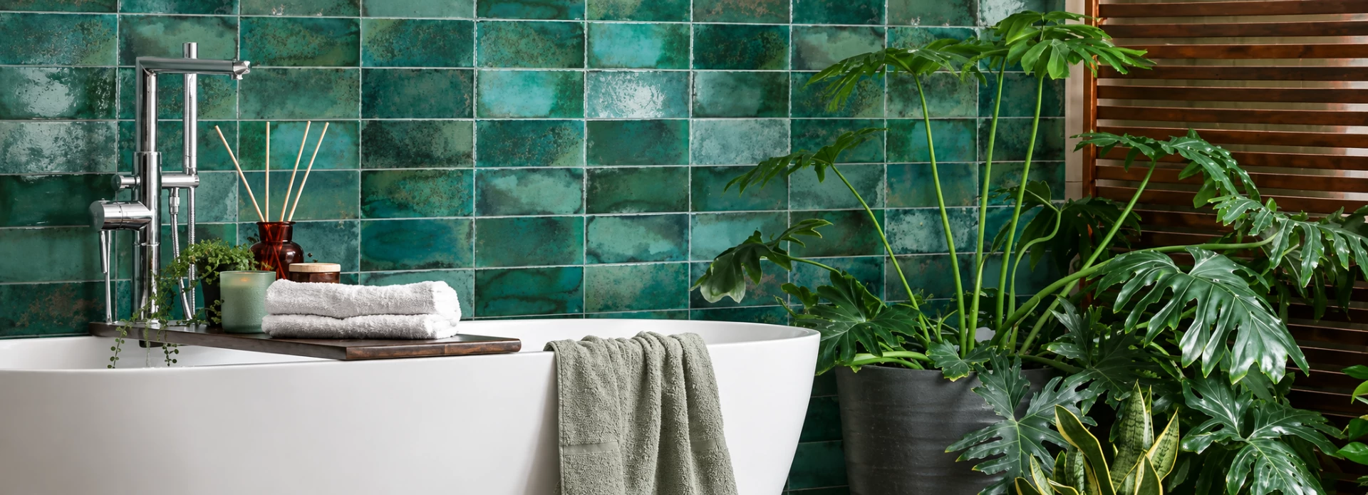 Carrelage intérieur effet Zellige